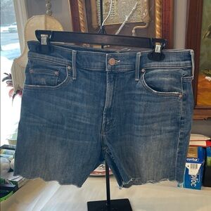 MOTHER Classic Blue Denim Shorts